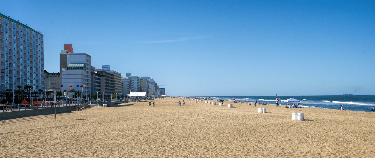 Virginia Beach’s boardwalk in winter